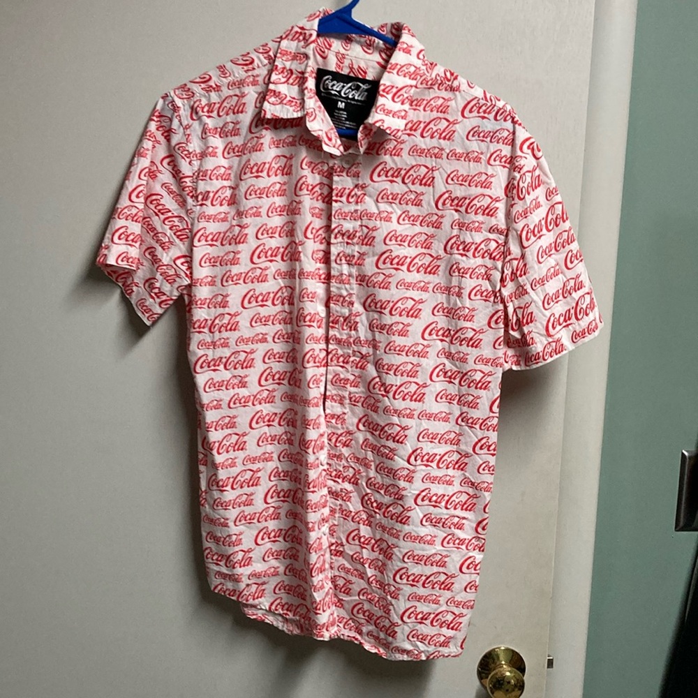 Coca-Cola Button Up Shirt